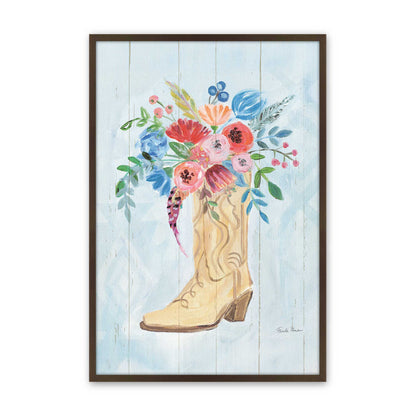 [Color:Brown], Picture of art in a Brown frame