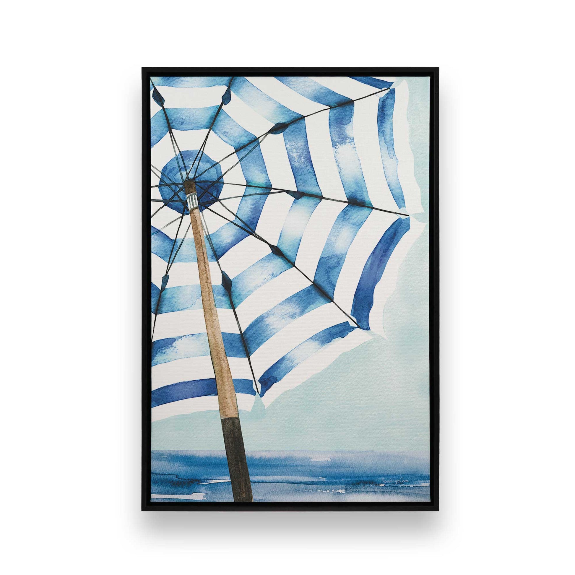[Color:Satin Black], Picture of art in a Satin Black frame