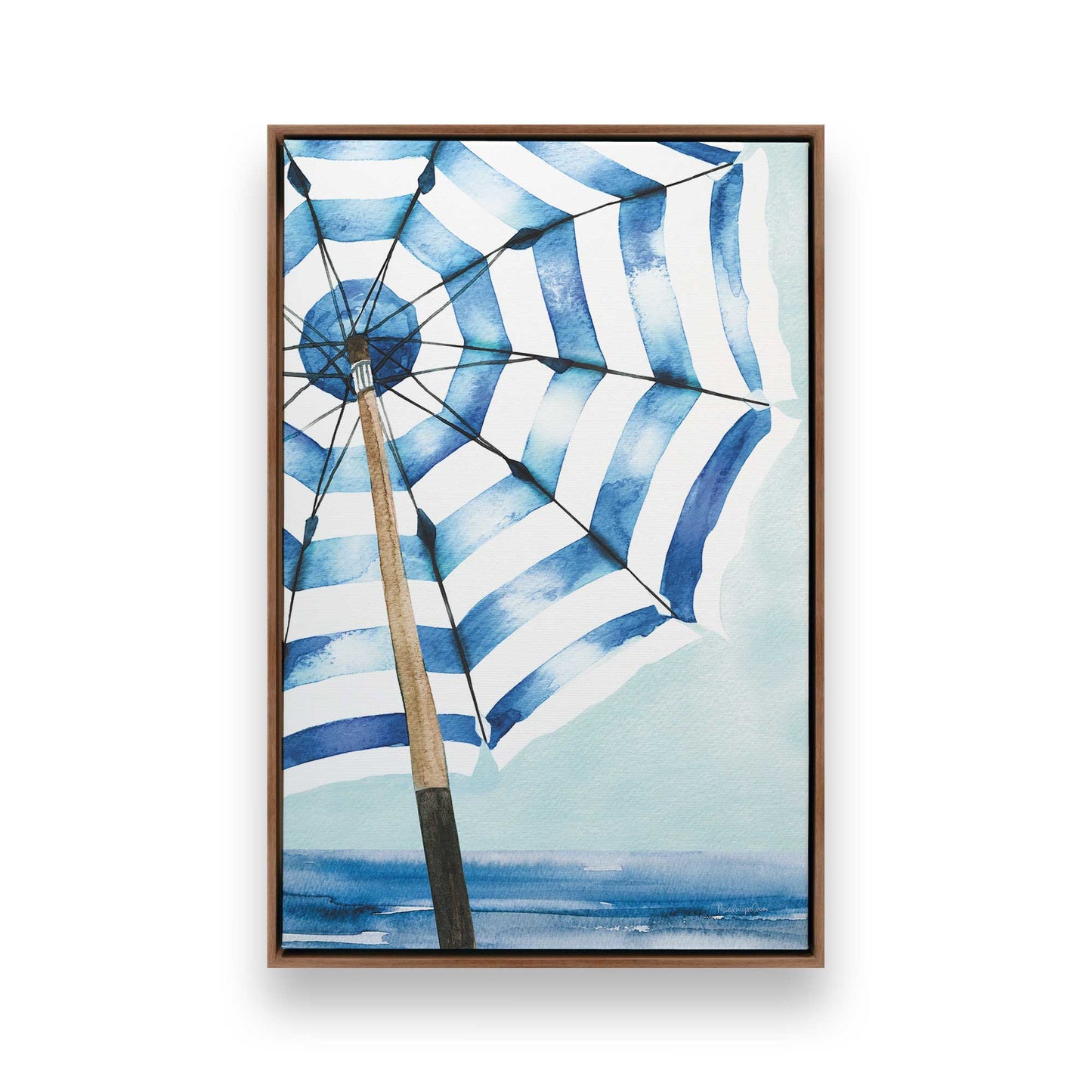 [Color:Walnut], Picture of art in a Walnut frame