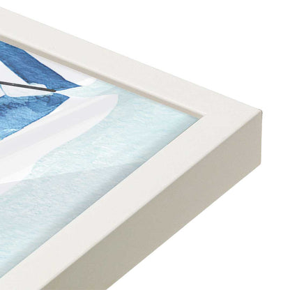 [Color:Opaque White], Picture of art in a Opaque White frame at an angle