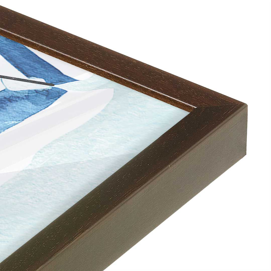 [Color:Belvinder Brown], Picture of art in a Belvinder Brown frame at an angle