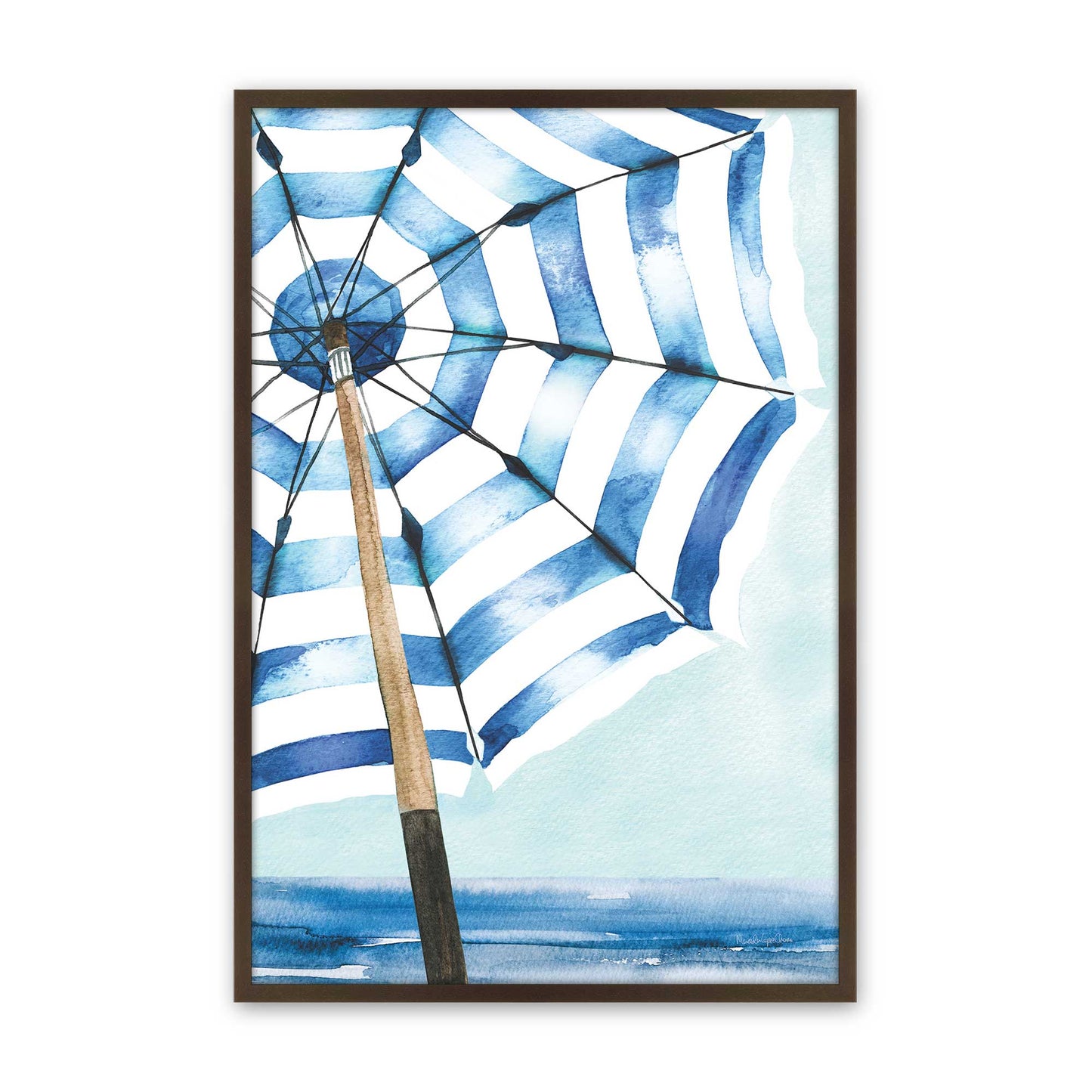 [Color:Belvinder Brown], Picture of art in a Belvinder Brown frame