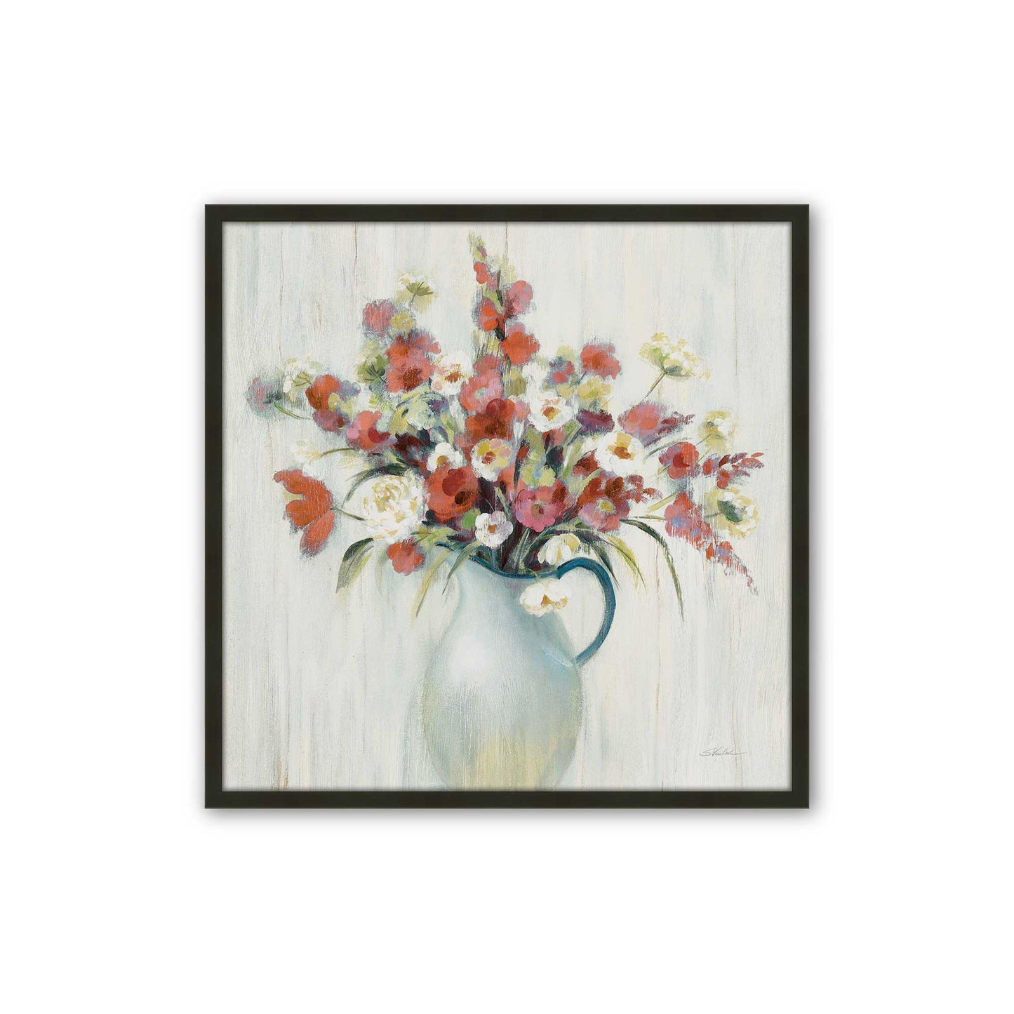 [Color:Satin Black], Picture of art in a Satin Black frame