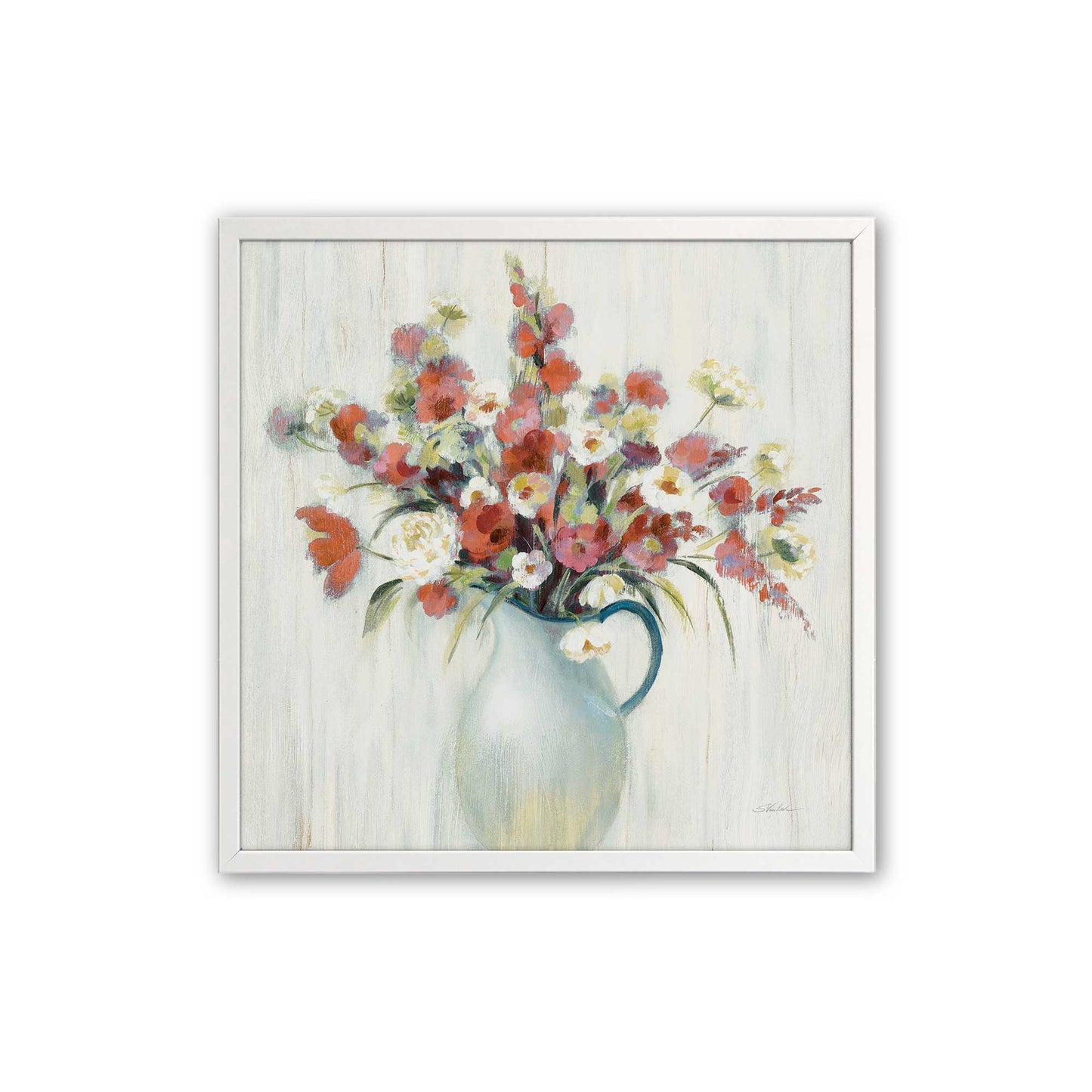 [Color:Opaque White], Picture of art in a Opaque White frame
