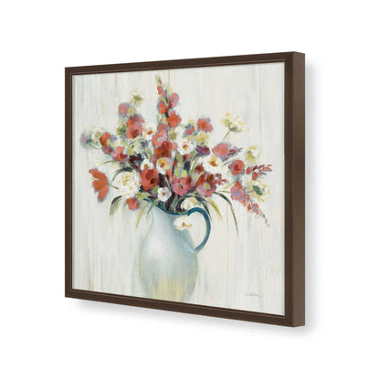 [Color:Espresso], Picture of art in a Espresso frame of the corner