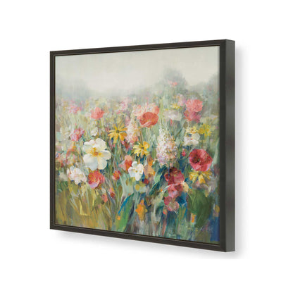 [Color:Satin Black], Picture of art in a Satin Black frame of the corner