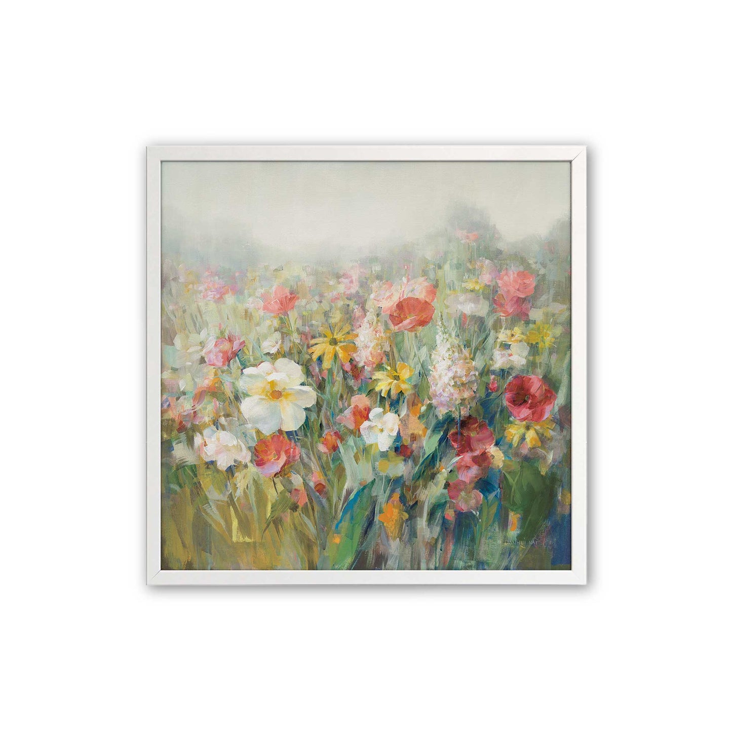 [Color:Opaque White], Picture of art in a Opaque White frame