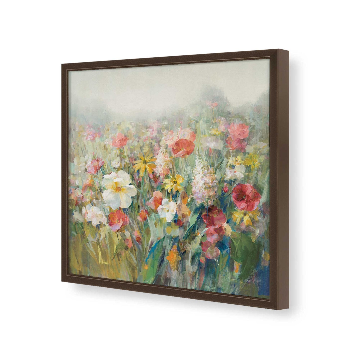 [Color:Espresso], Picture of art in a Espresso frame of the corner