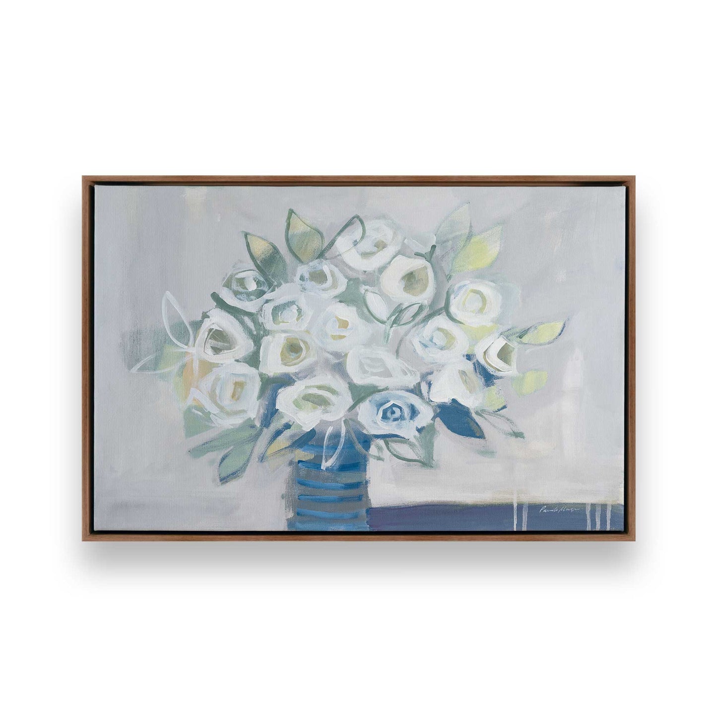[Color:Walnut], Picture of art in a Walnut frame