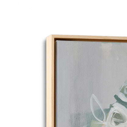 [Color:American Maple], Picture of art in a American Maple frame at an angle