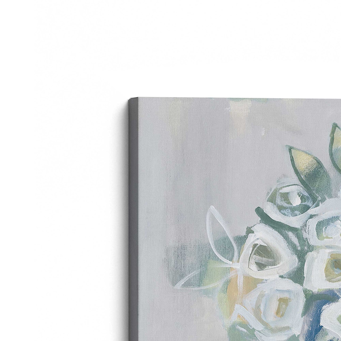 [Color:Stretched Canvas], Picture of the corner of the art