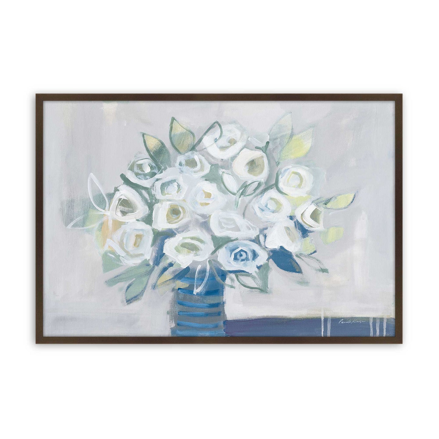 [Color:Brown], Picture of art in a Brown frame