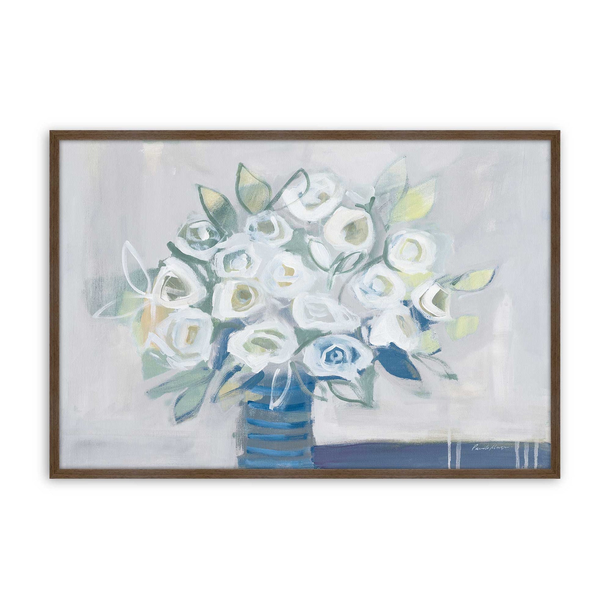 [Color:Walnut], Picture of art in a Walnut frame