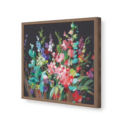 [Color:Walnut], Picture of art in a Walnut frame of the corner