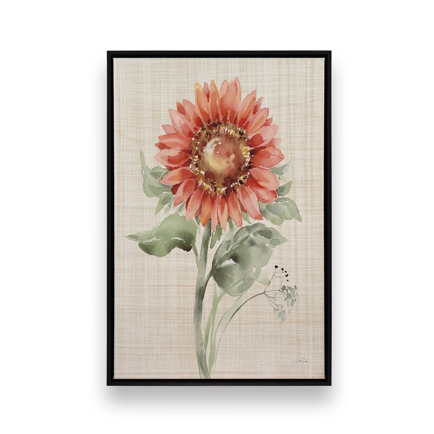 [Color:Satin Black], Picture of art in a Satin Black frame