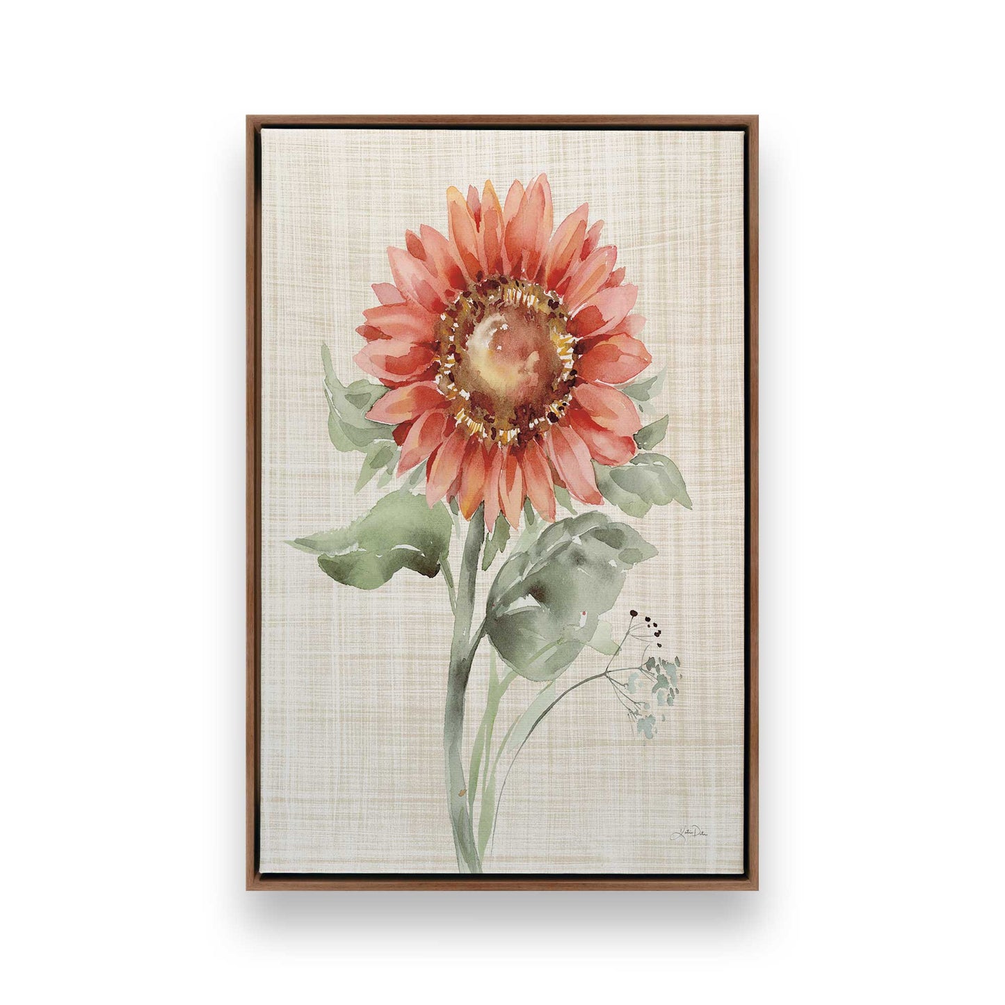 [Color:Walnut], Picture of art in a Walnut frame