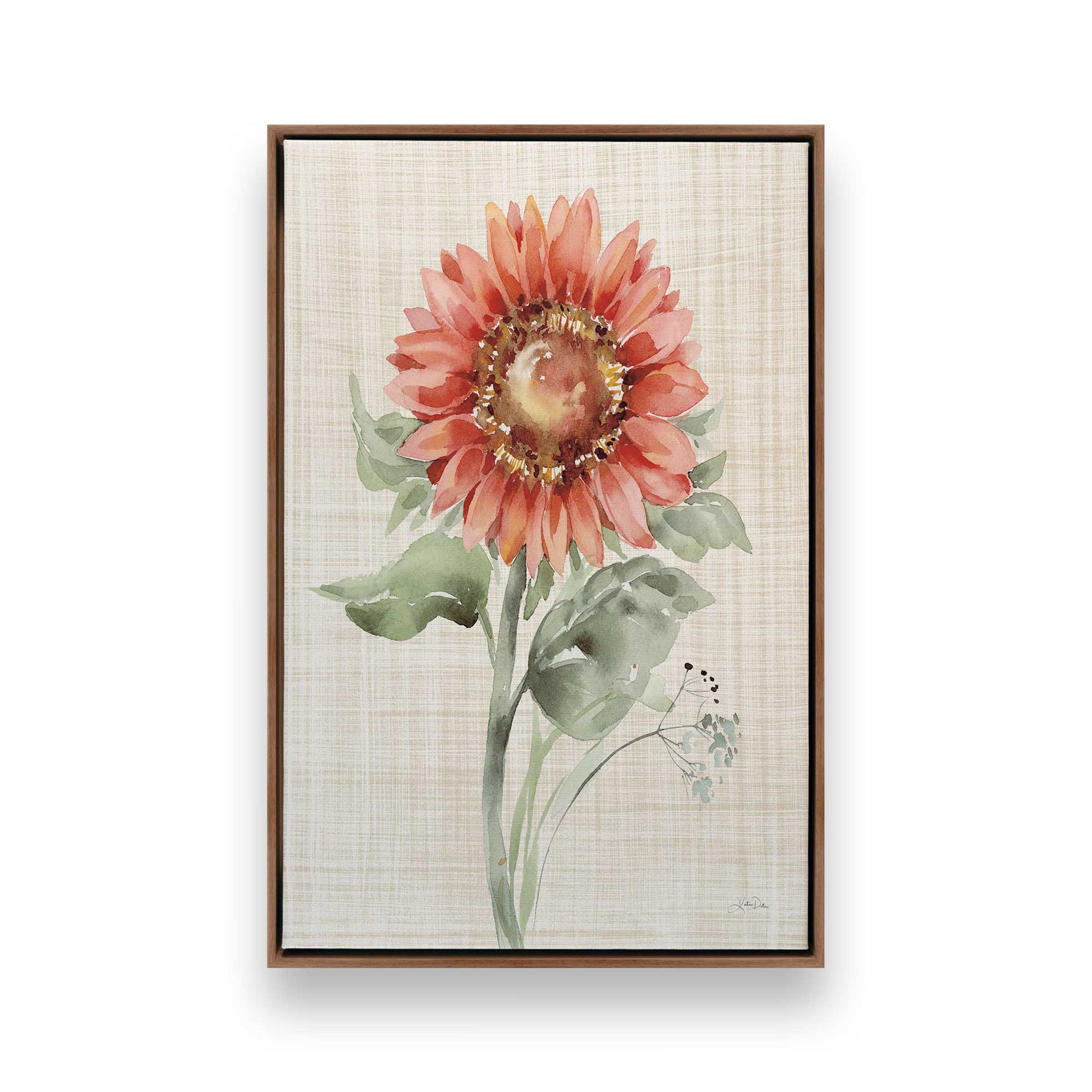 [Color:Walnut], Picture of art in a Walnut frame