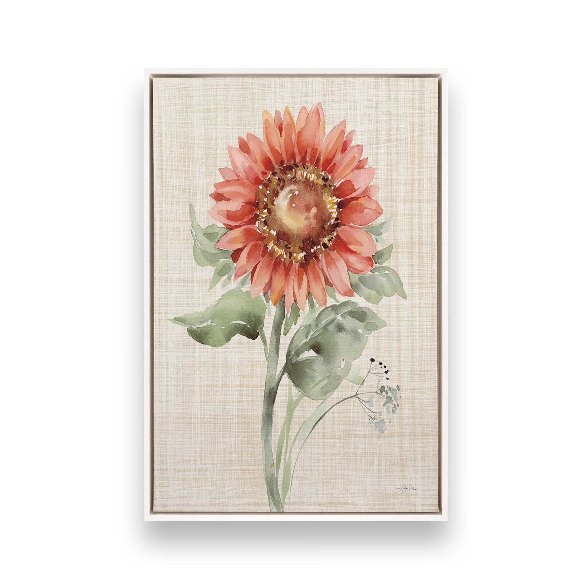 [Color:Opaque White], Picture of art in a White frame