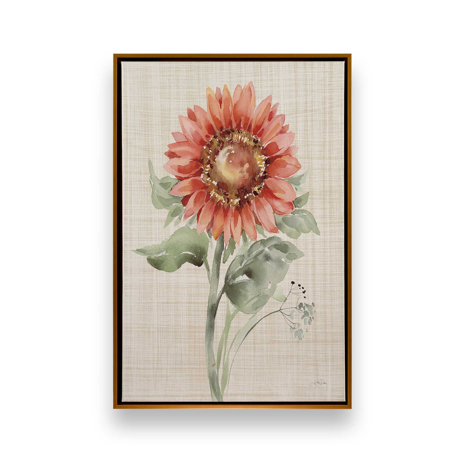 [Color:Polished Gold], Picture of art in a Polished Gold frame