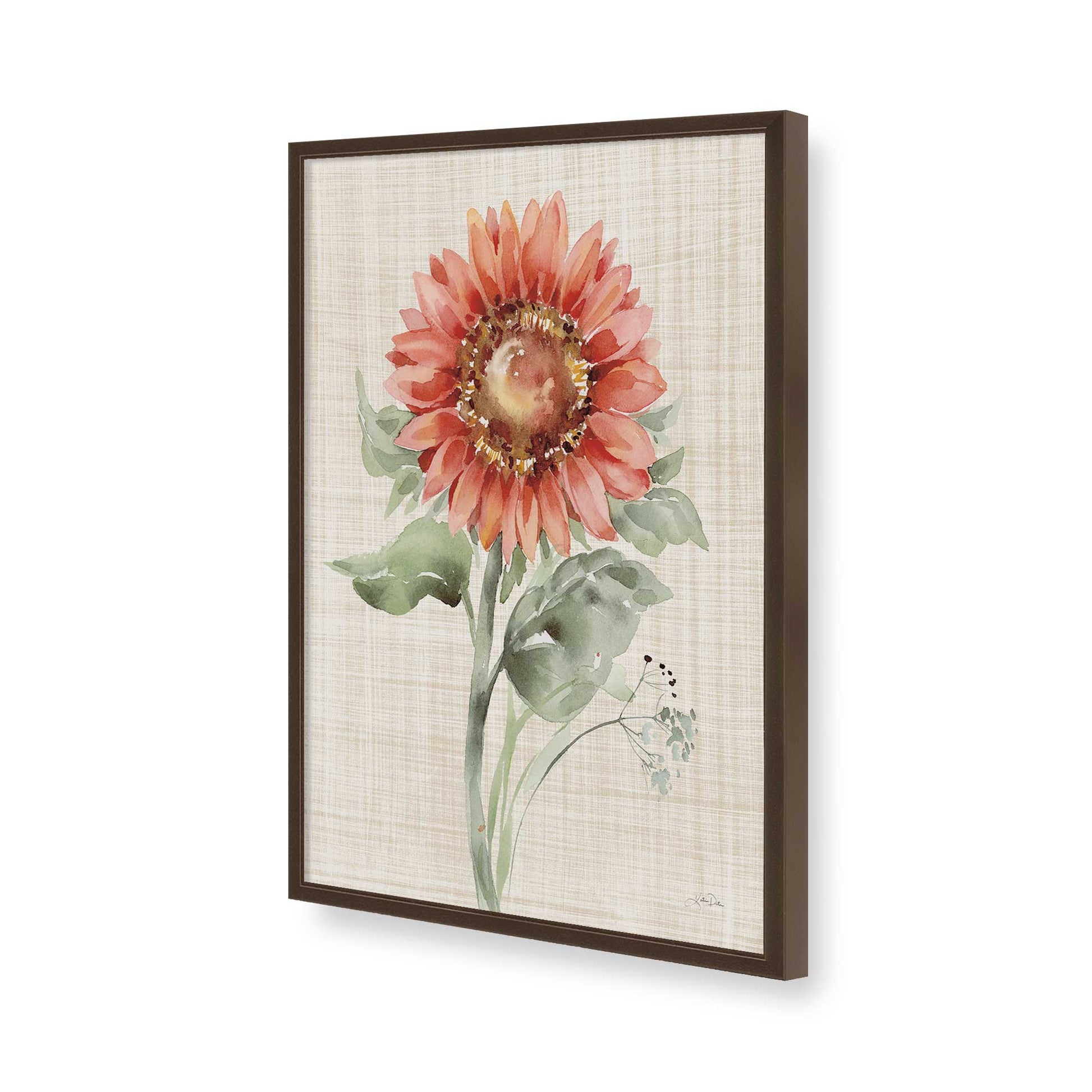 [Color:Belvinder Brown], Picture of art in a Belvinder Brown frame of the corner