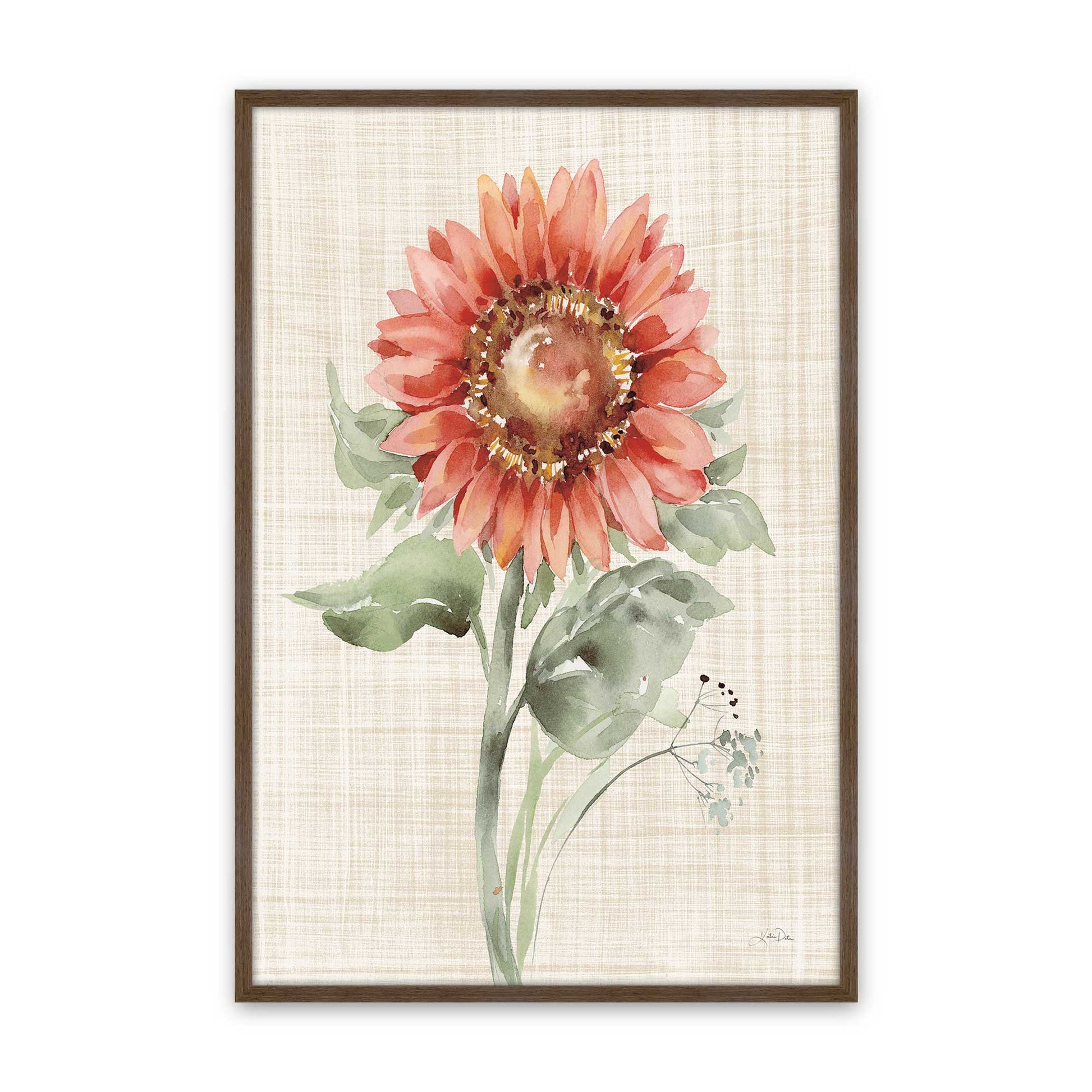[Color:Walnut], Picture of art in a Walnut frame