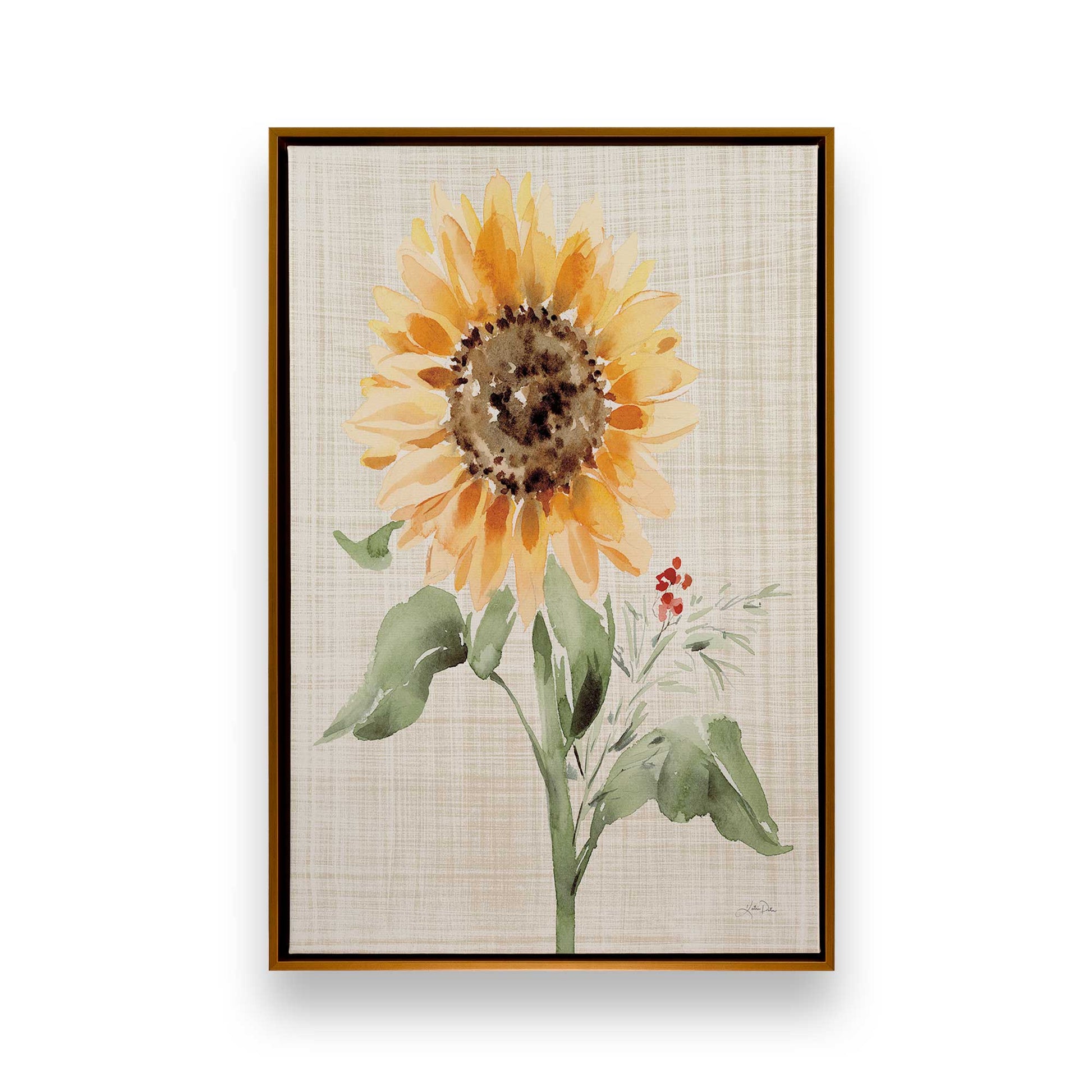 [Color:Polished Gold], Picture of art in a Polished Gold frame