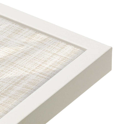 [Color:Opaque White], Picture of art in a Opaque White frame at an angle