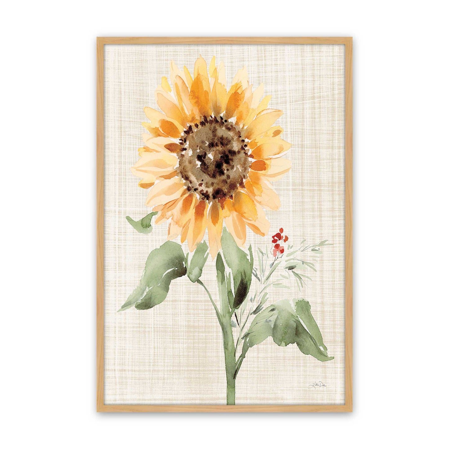 [Color:American Maple], Picture of art in a American Maple frame