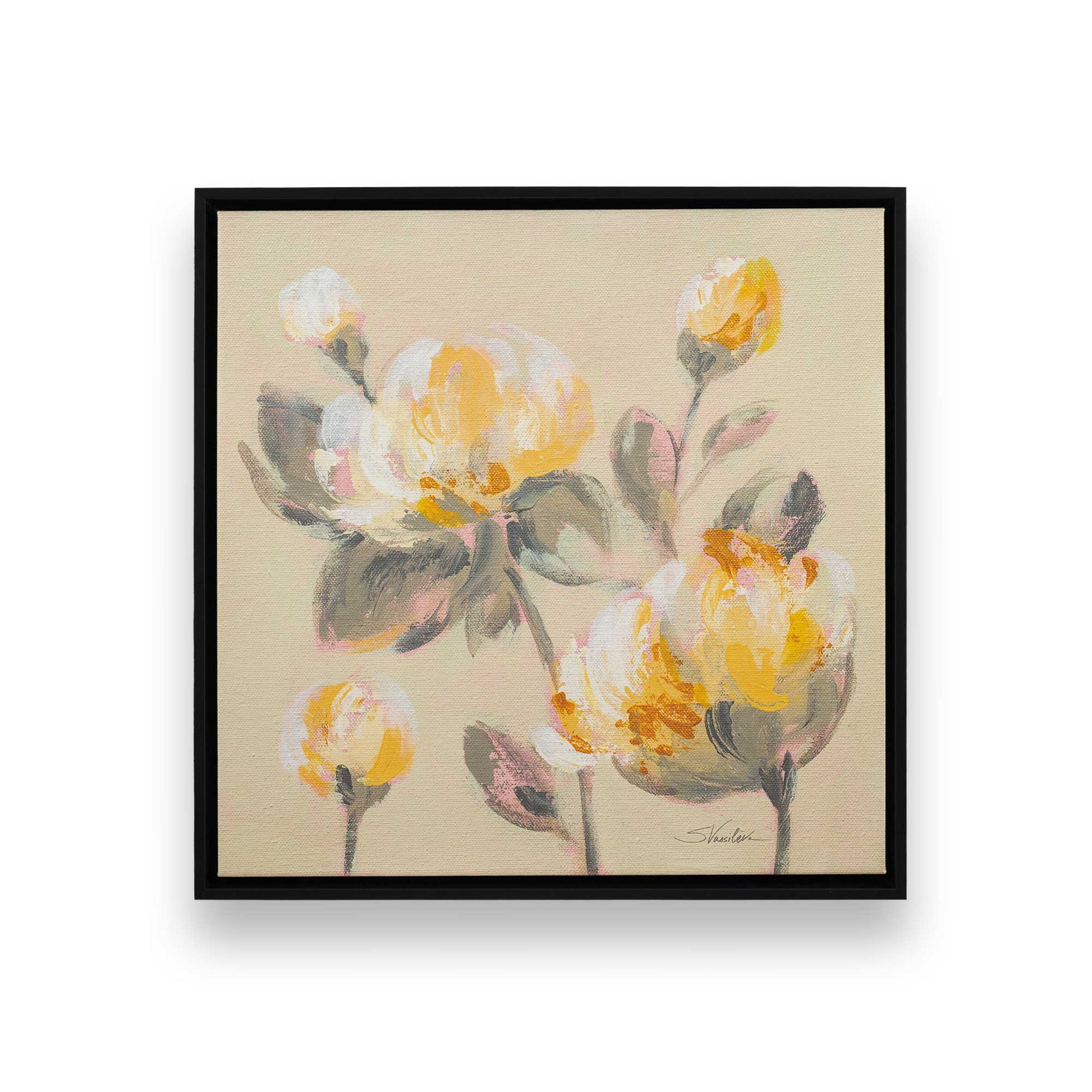 [Color:Satin Black], Picture of art in a Satin Black frame