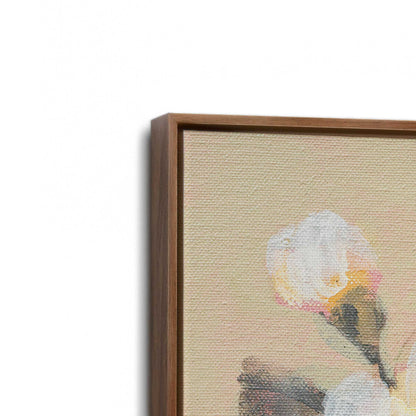 [Color:Walnut], Picture of art in a Walnut frame at an angle