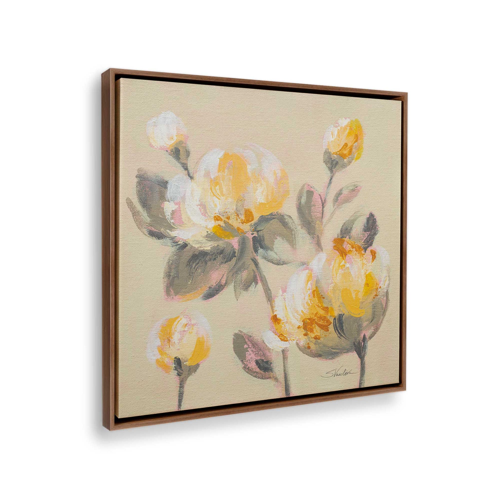 [Color:Walnut], Picture of the corner of the art