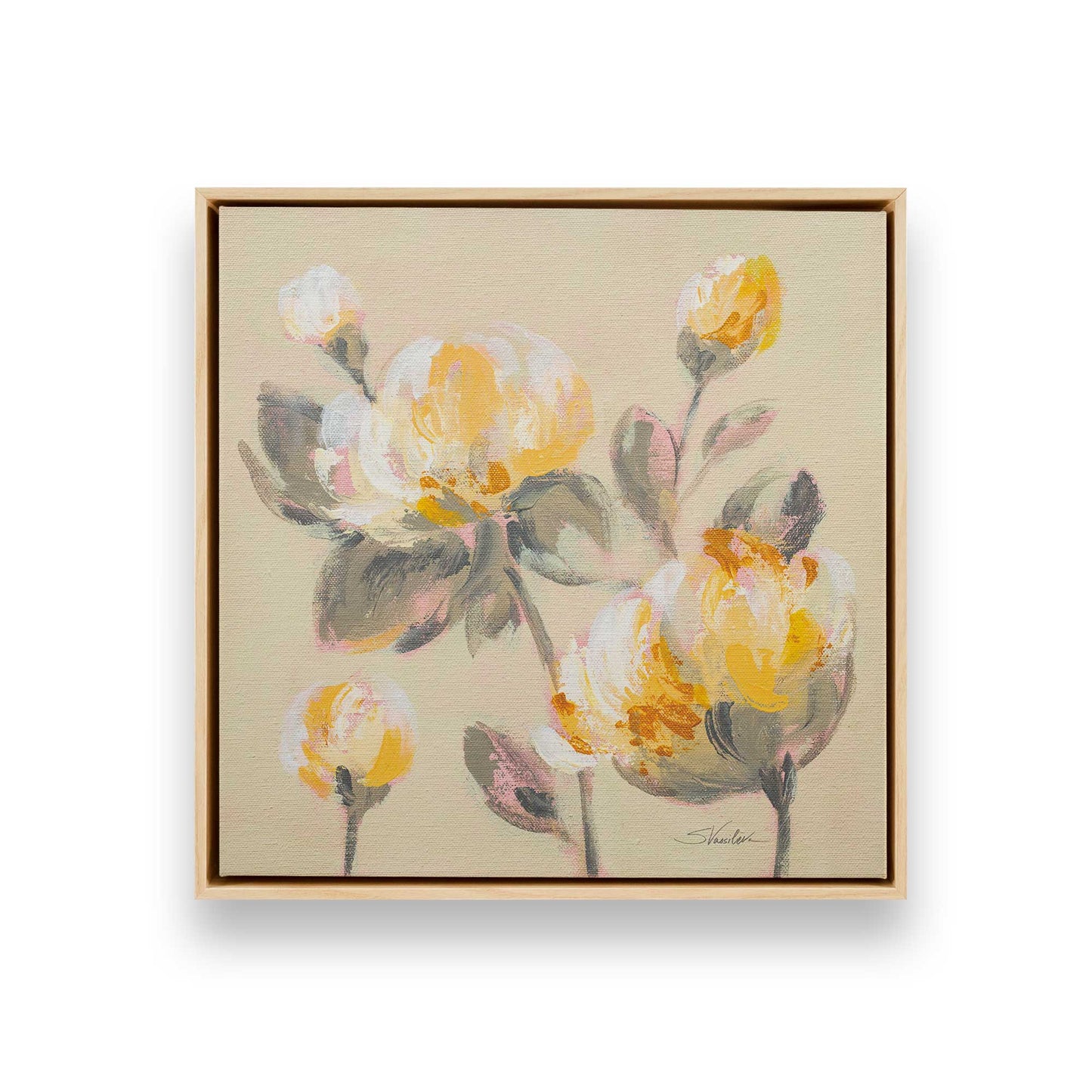 [Color:American Maple], Picture of art in a American Maple frame