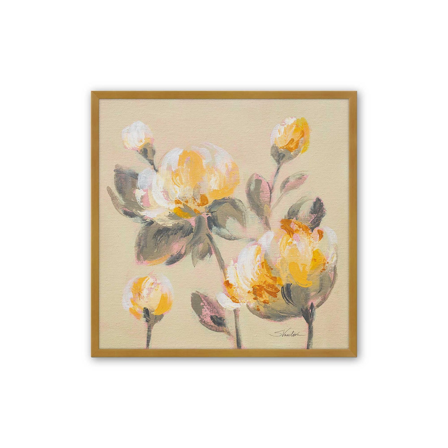 [Color:Polished Gold], Picture of art in a Polished Gold frame