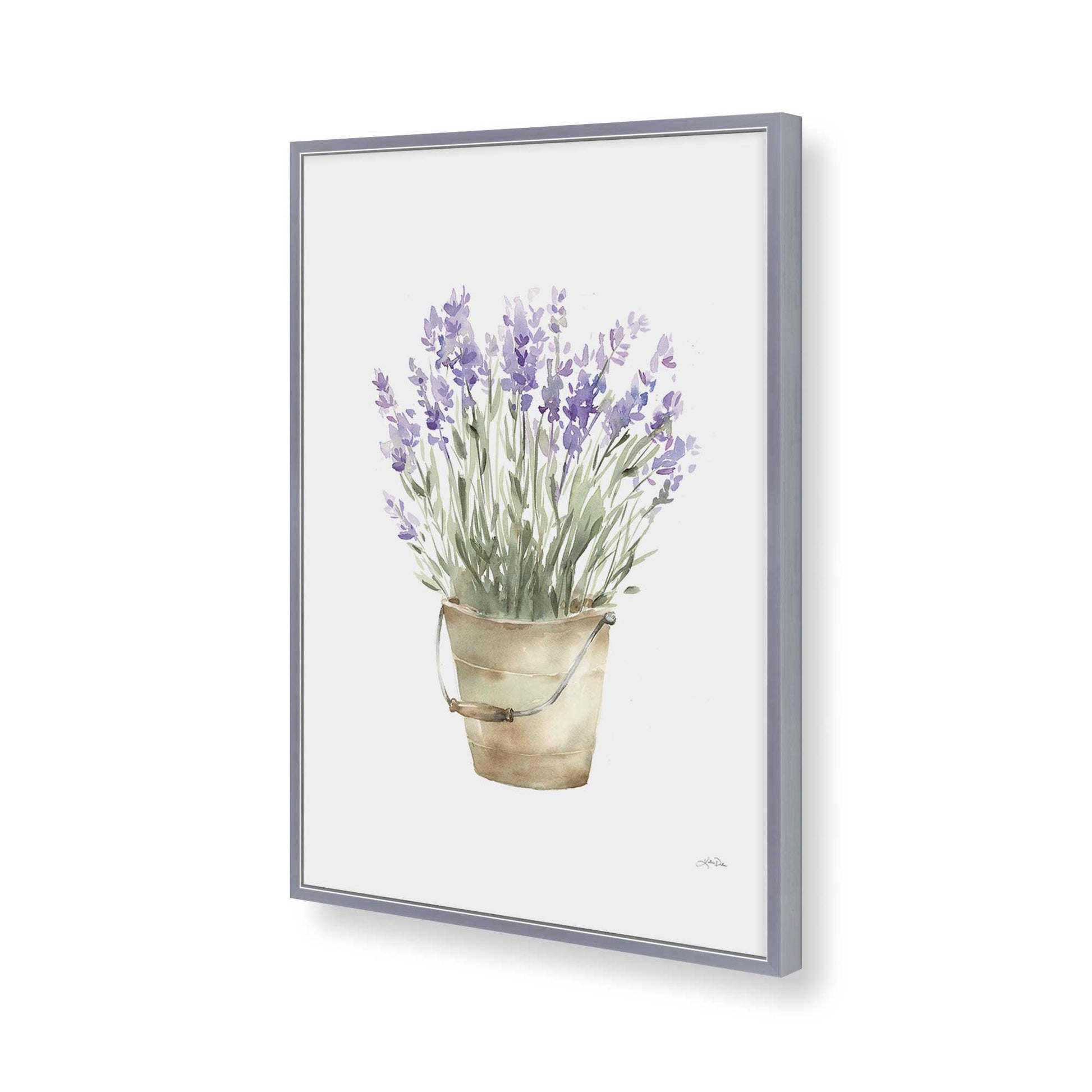 [Color:Polished Chrome], Picture of art in a Polished Chrome frame of the corner