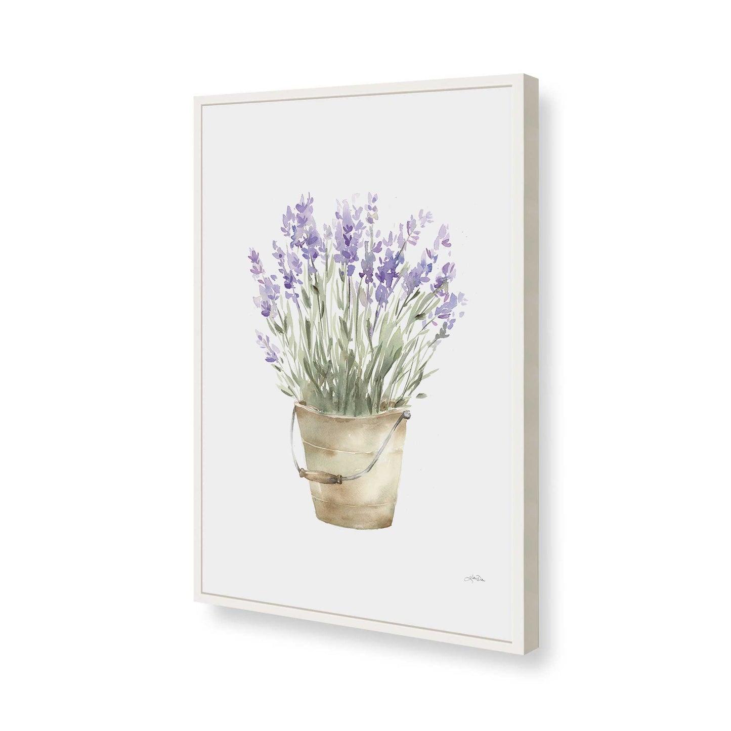 [Color:Opaque White], Picture of art in a Opaque White frame of the corner