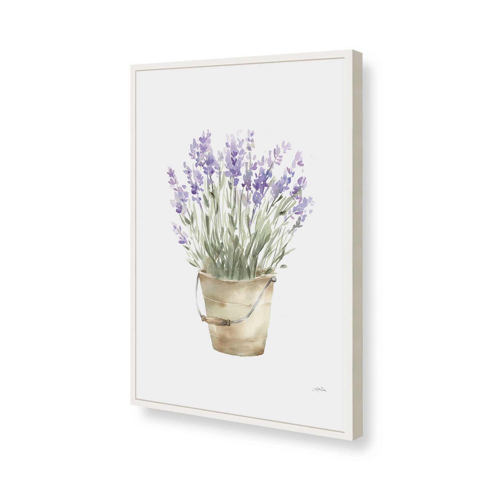 [Color:Opaque White], Picture of art in a Opaque White frame of the corner