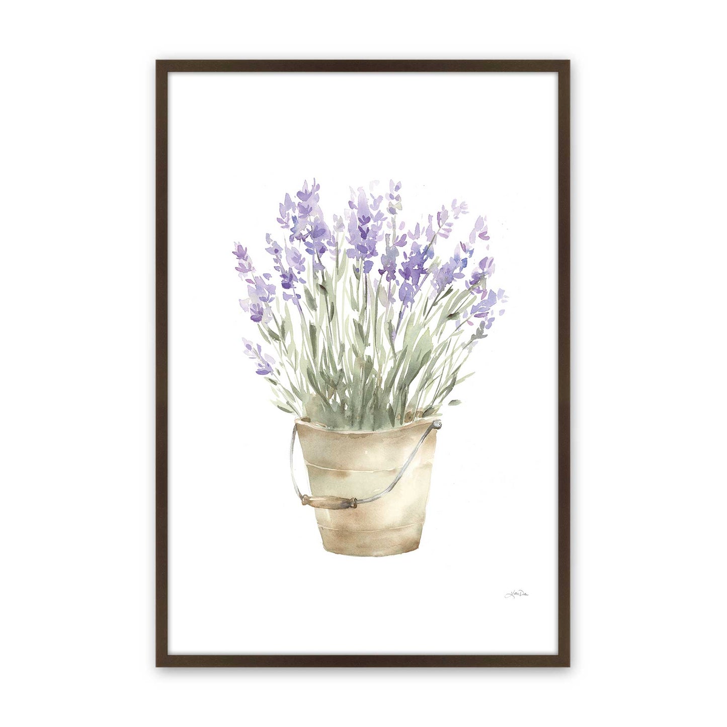 [Color:Brown], Picture of art in a Brown frame