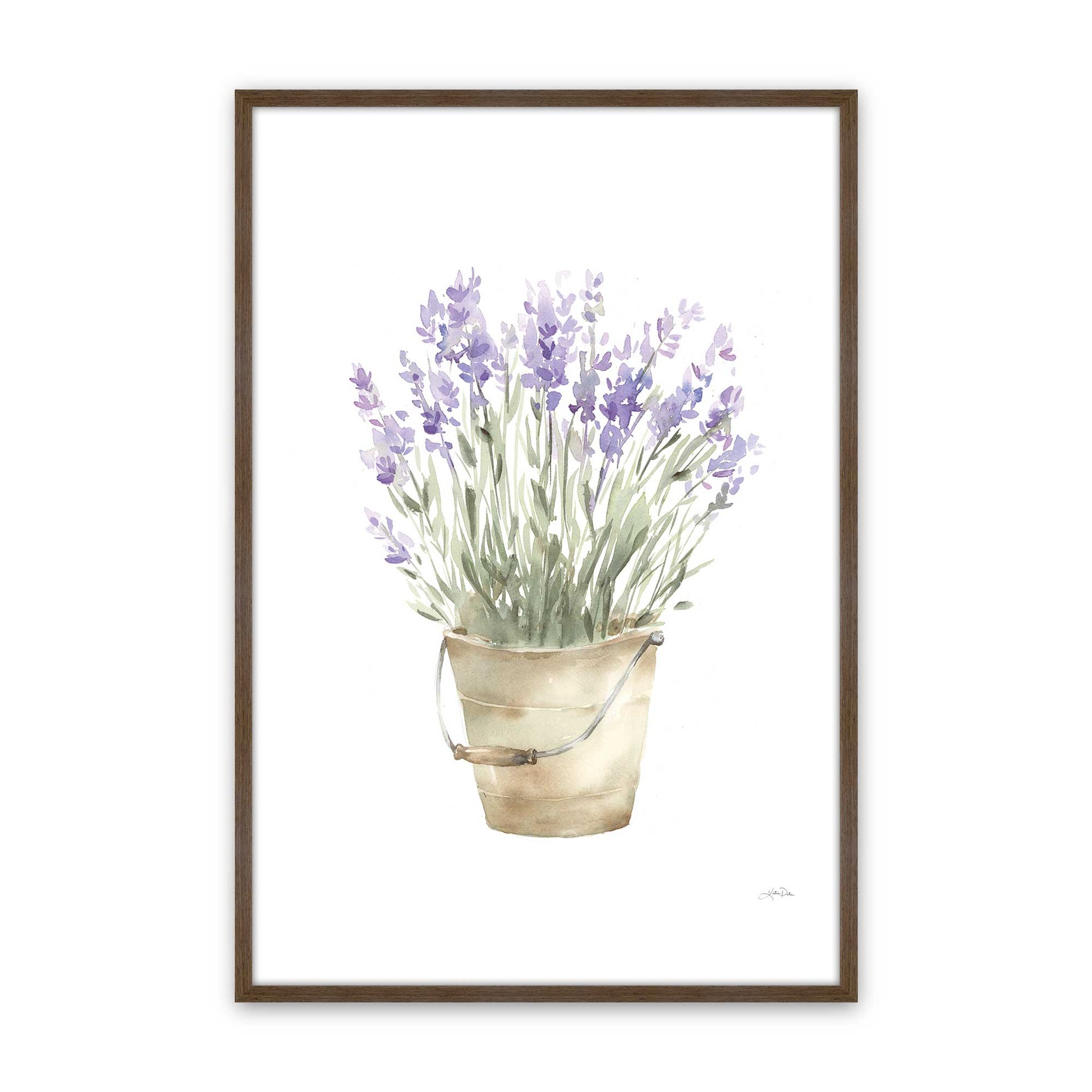 [Color:Walnut], Picture of art in a Walnut frame