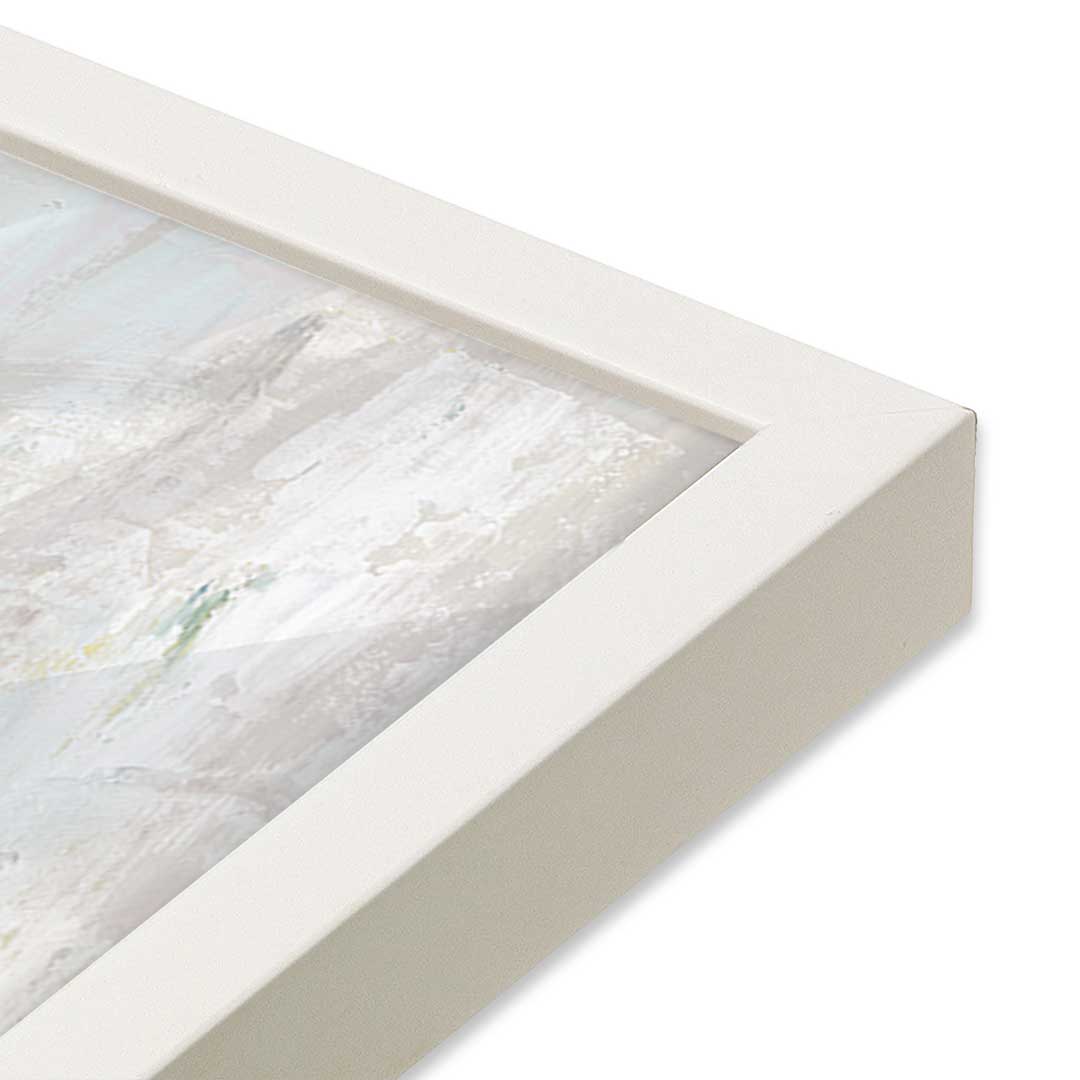 [Color:Opaque White], Picture of art in a Opaque White frame at an angle