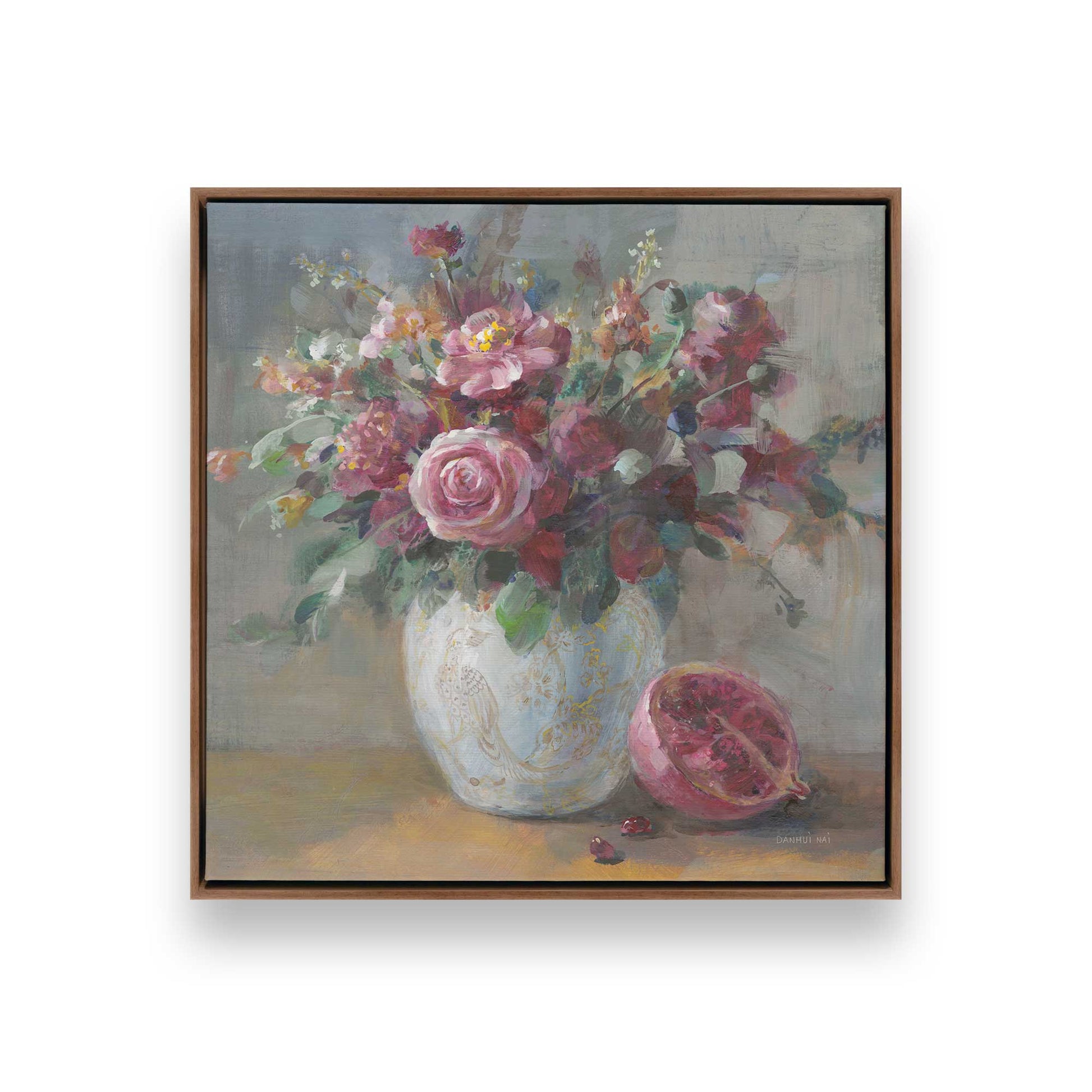 [Color:Walnut], Picture of art in a Walnut frame