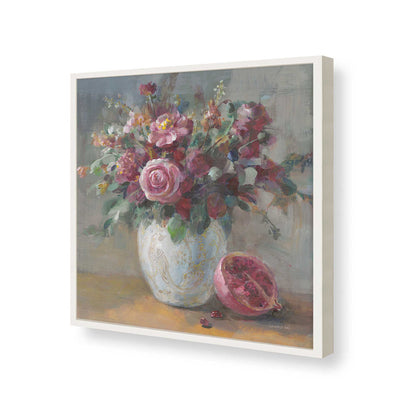 [Color:Opaque White], Picture of art in a Opaque White frame of the corner