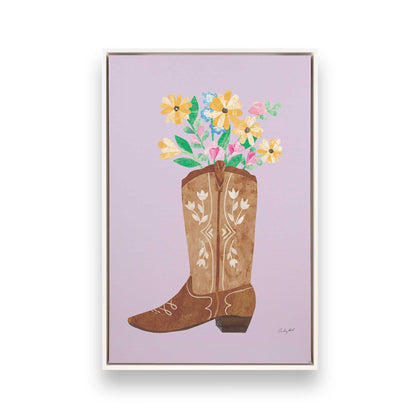 [Color:Opaque White], Picture of art in a White frame