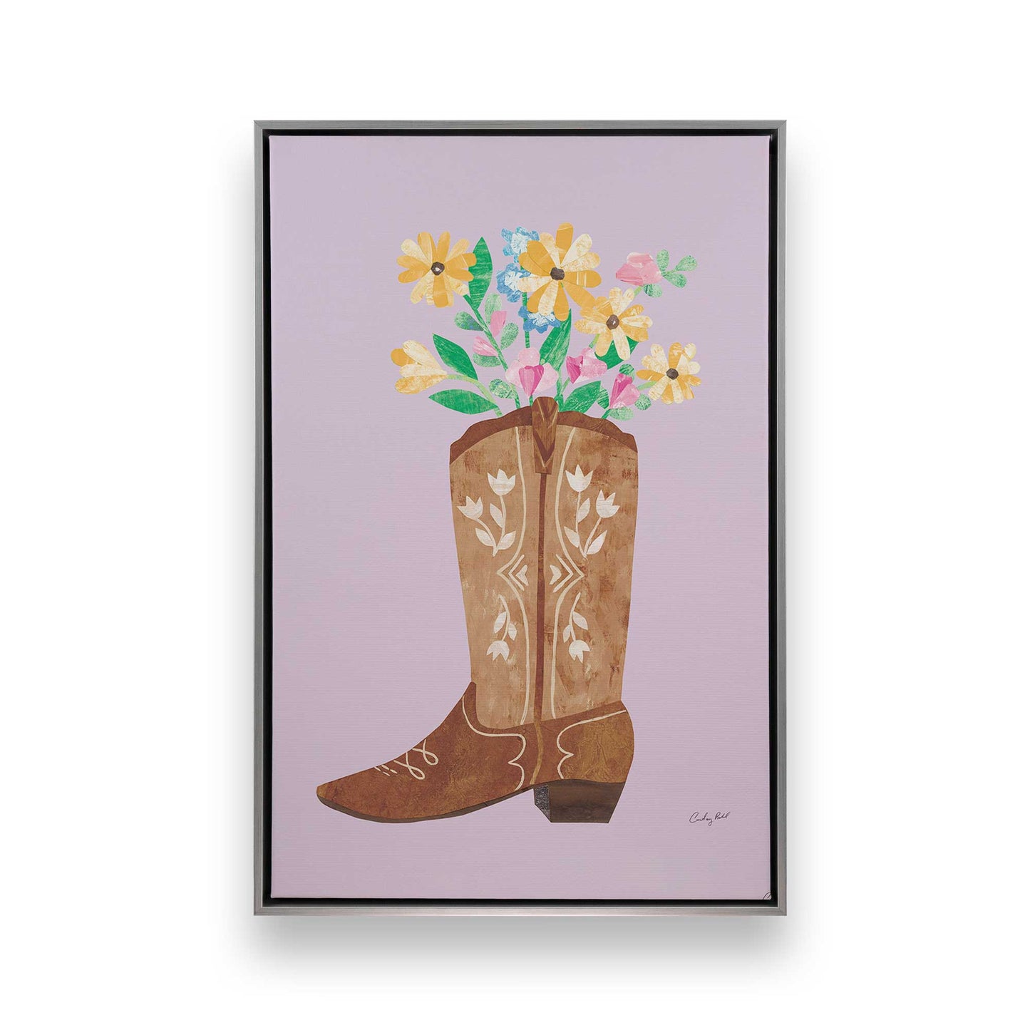 [Color:Polished Chrome], Picture of art in a Polished Chrome frame