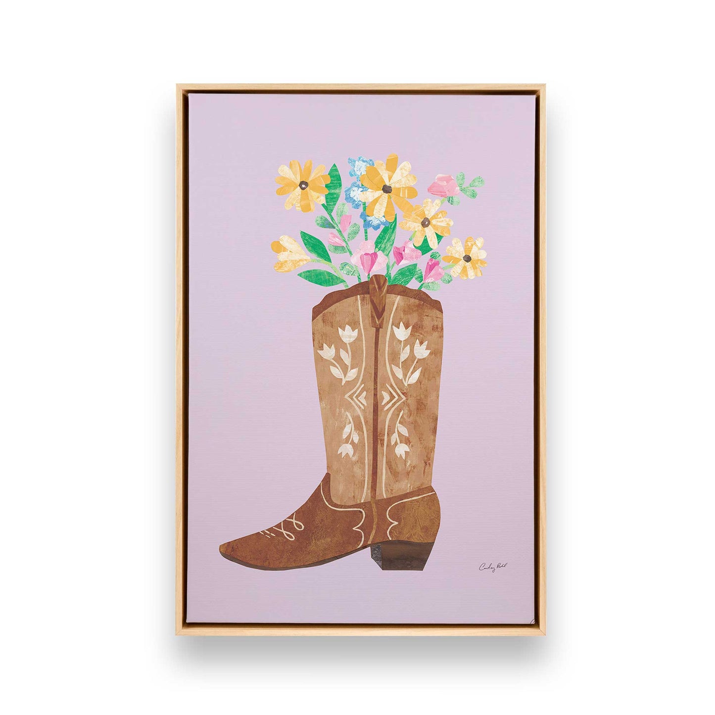 [Color:American Maple], Picture of art in a American Maple frame