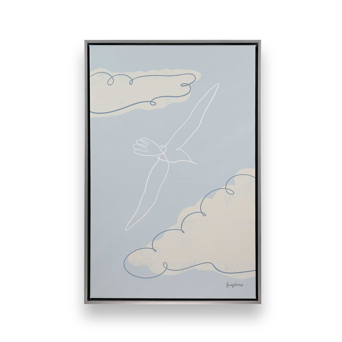 [Color:Polished Chrome], Picture of art in a Polished Chrome frame