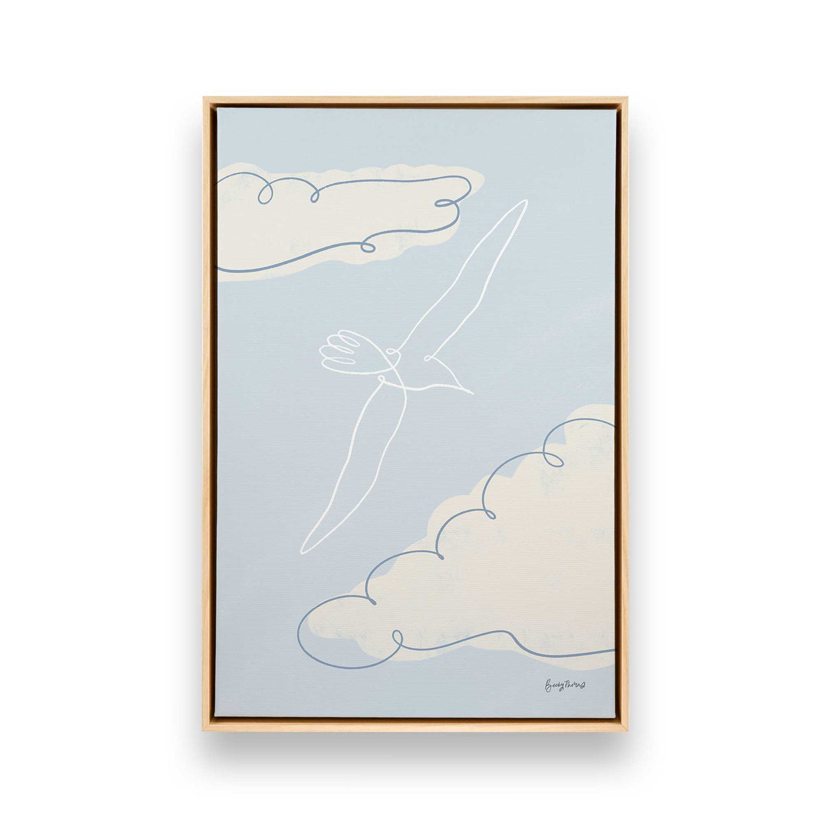 [Color:American Maple], Picture of art in an American Maple frame