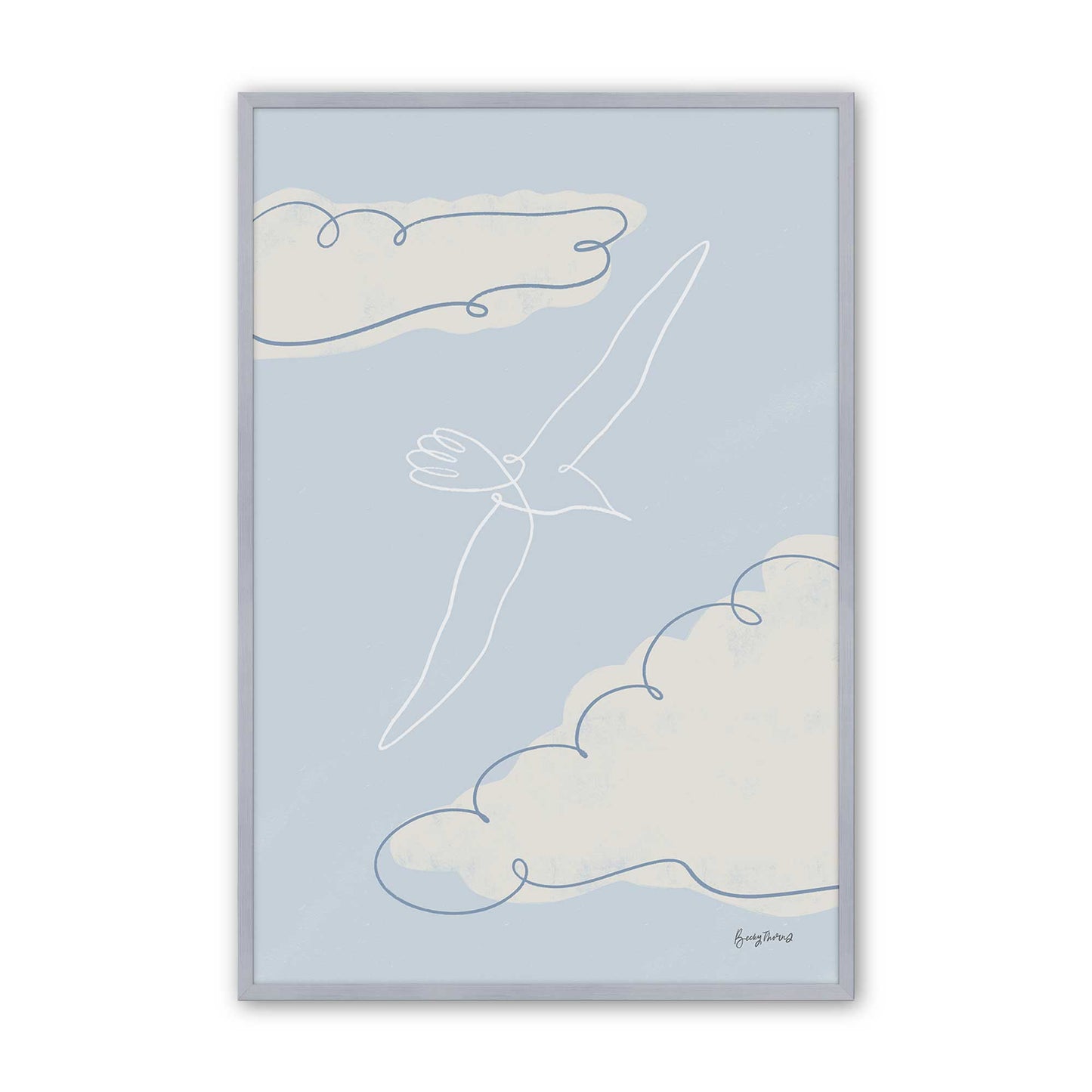 [Color:Polished Chrome], Picture of art in a Polished Chrome frame