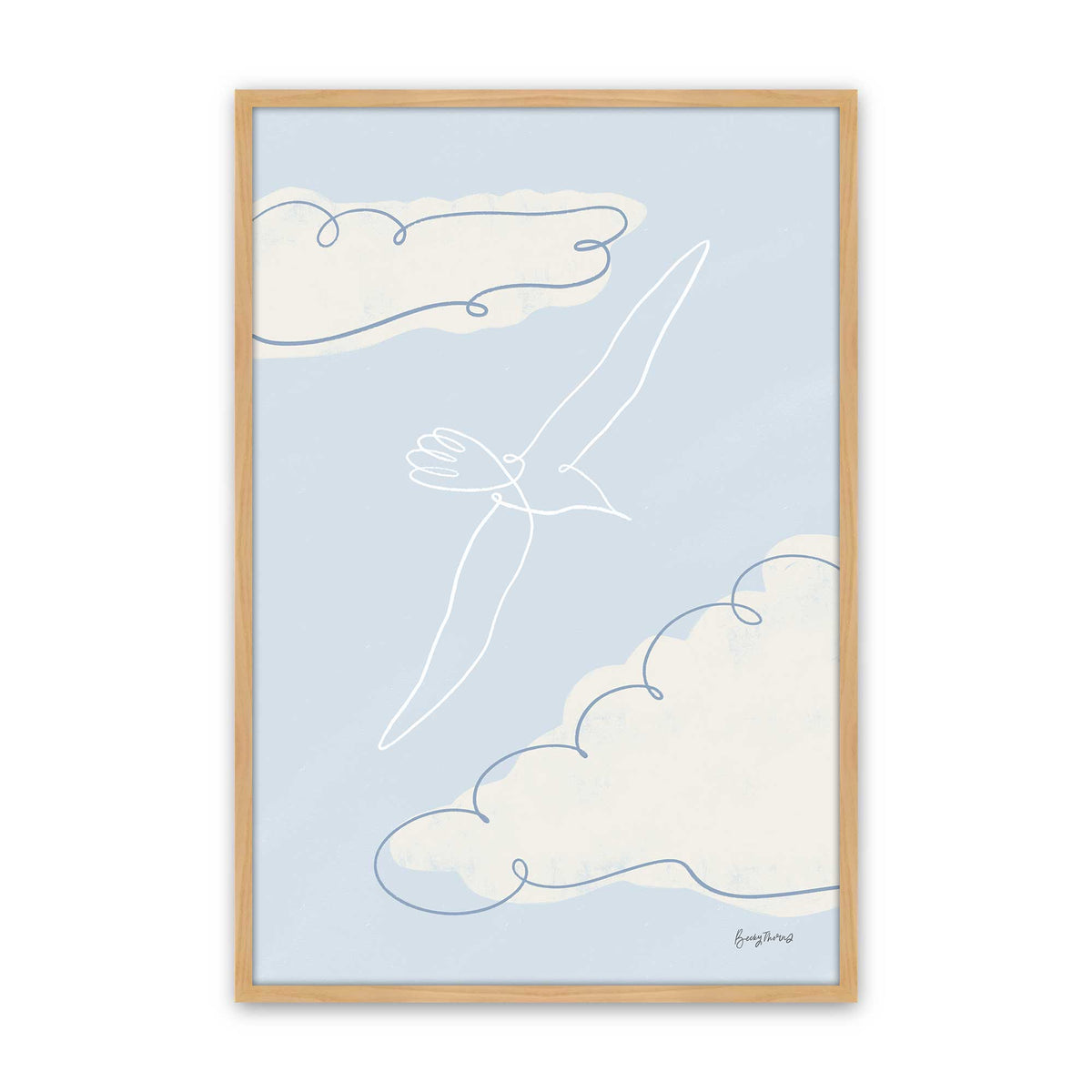 [Color:American Maple], Picture of art in an American Maple frame