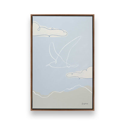 [Color:Walnut], Picture of art in a Walnut frame