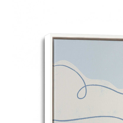 [Color:Opaque White], Picture of art in a White frame at an angle